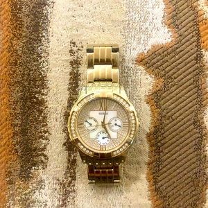 Gold Guess Watch